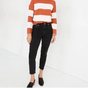 Madewell High-Rise Slim Crop Boyjean Size 25P